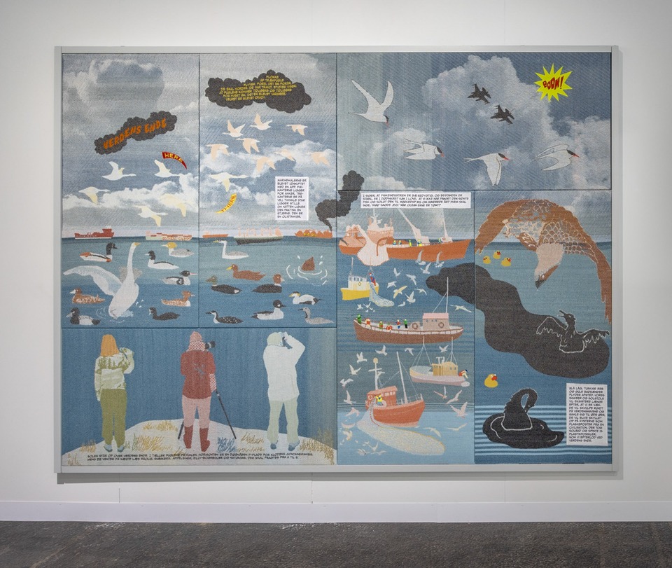 Emilia Bergmark, Verdens Ende, 2023 Digital Weave