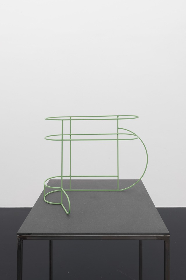 *Sentence Nr. 3*, 2018
Painted steel
46 x 60 x 33 cm