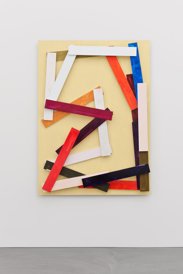 *Kreuz und Quer 3*, 2007
Acrylic / Aluminium
207x 150 x 13 cm