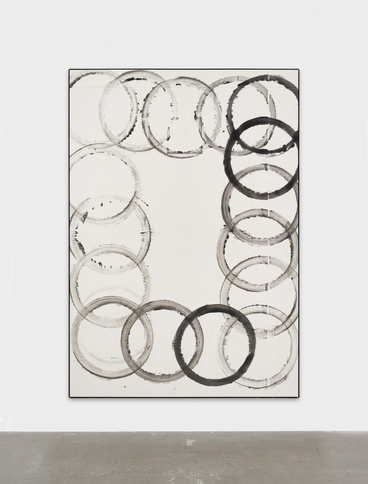 *LINCOLN*, 2015
Lacquer &#8211; paint on canvas
200 x 140 cm