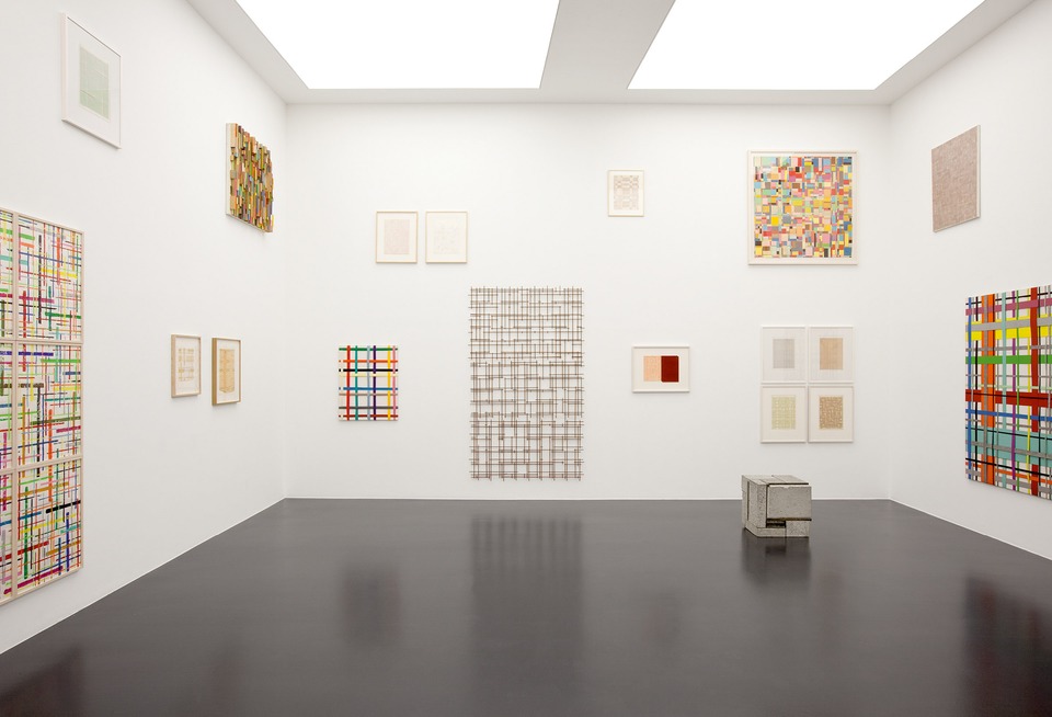 Beat Zoderer, Rasterarbeiten aus drei Jahrzehnten
Installation view
von Bartha, S-chanf, 2015
