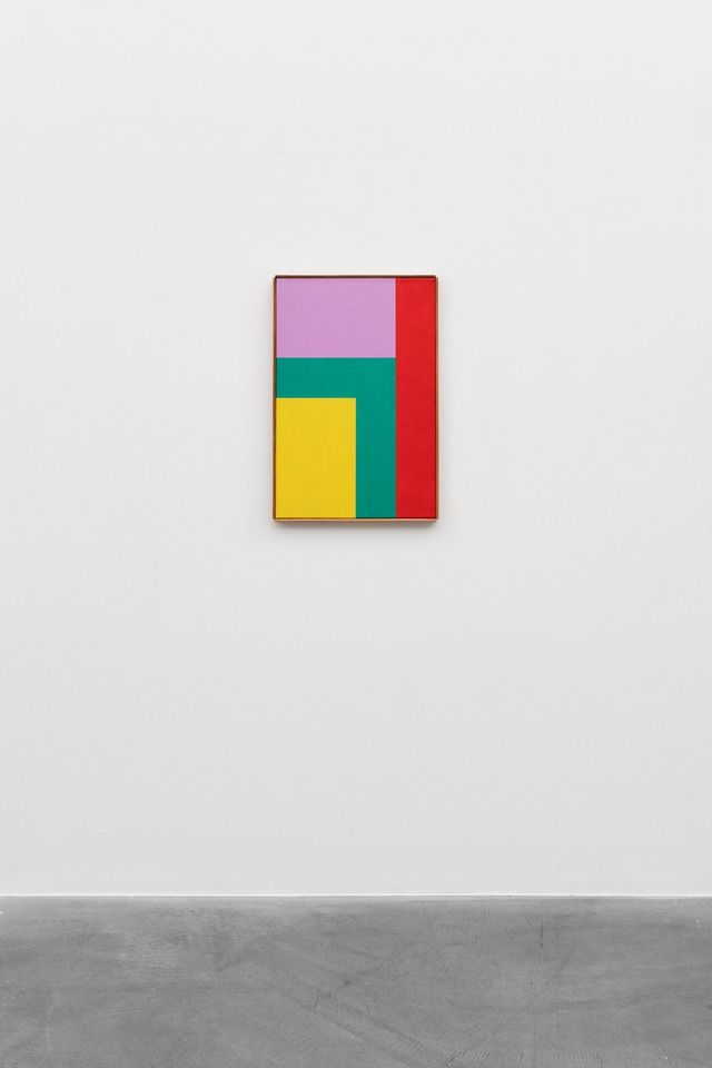 Komplementär betonte raumgleiche Elemente, 1963/65
Oil on canvas
54 x 36 cm