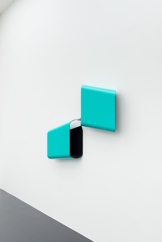 Part II, 2016
2 pac/powder coat on aluminum
49 1/4 x 62 5/8 x 6 1/4 in\
125 x 159 x 16 cm