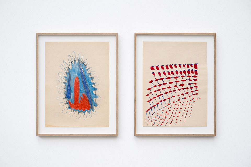 *Left:* Untitled, n.d.\
Mixed media on paper\
40 x 30 cm

*Right: *Untitled, n.d.\
Mixed media on paper\
40 x 30 cm