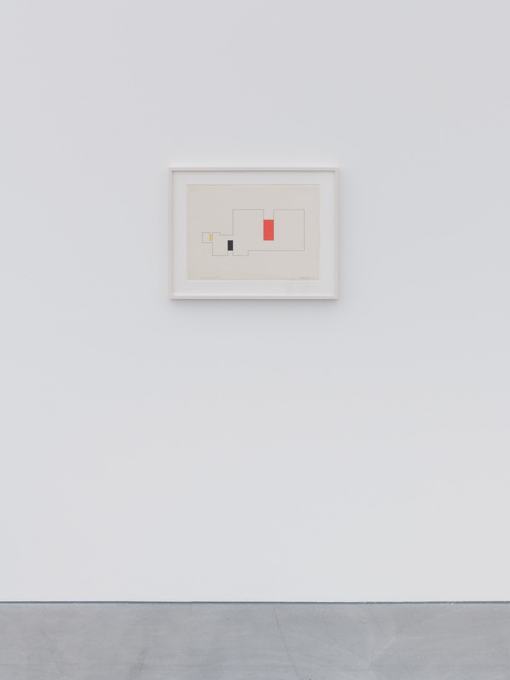 Konkrete Formation, 1955
Ink on paper
36.4 x 51 cm (unframed)\
51.5 x 66.5 cm (framed)