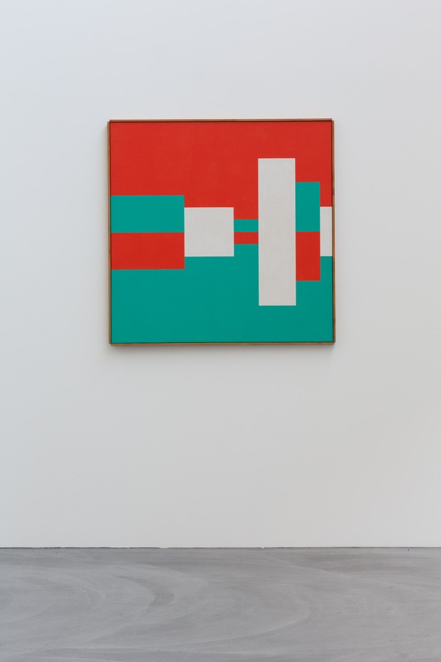 Camille Graeser\
Installation view\
von Bartha, Basel, 2014