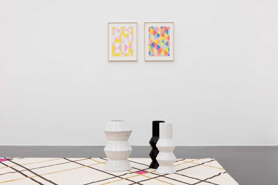 Karim Noureldin, Walk\
Installation view\
von Bartha, S-chanf, 2016