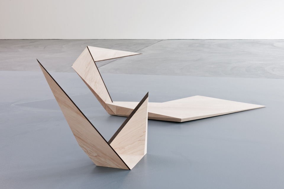 Sarah Oppenheimer\
Installation view\
von Bartha, Basel, 2010