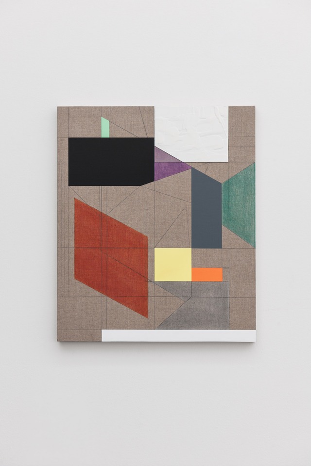 Andrew Bick\
Installation view\
von Bartha, Basel, Showroom, 2014