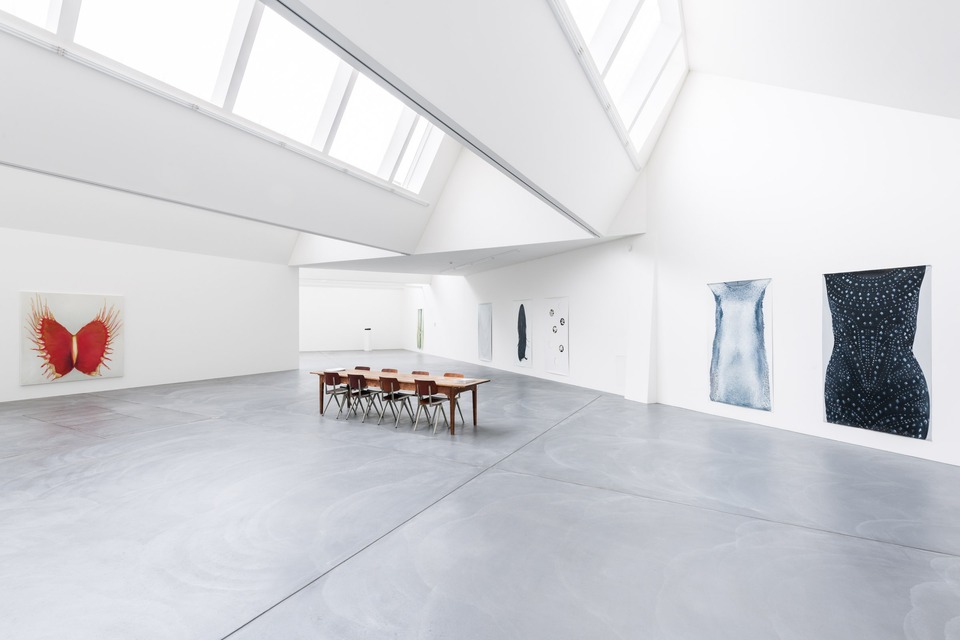 Charlotte Beaudry, Gloss\
Installation view\
von Bartha, Basel, 2013