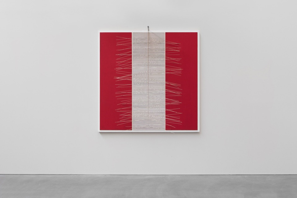 **Jesús Rafael Soto**
*Double Andalou*, 1968
Mixed media
153 x 153 cm