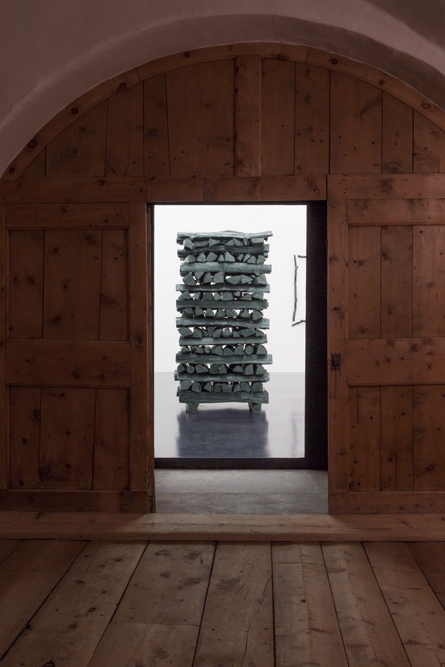 Florian Slotawa\
Installation view\
von Bartha, S-chanf, 2014