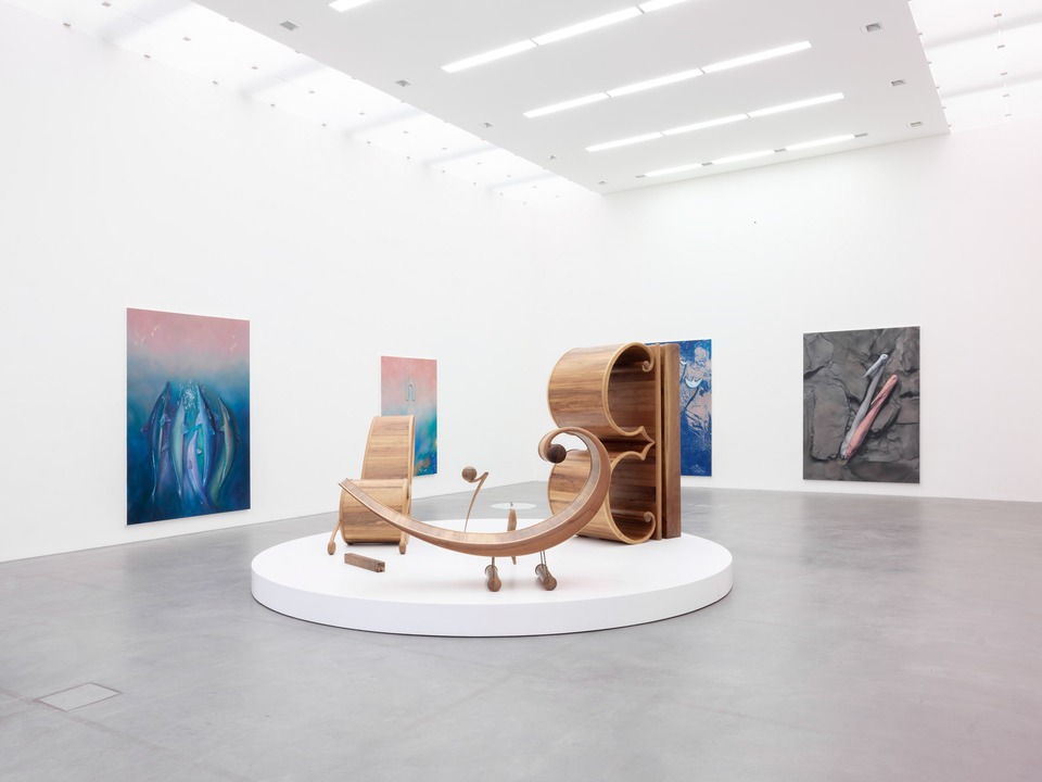 Exhibition view of &#8220;Corniche&#8221; at Kunsthalle Appenzell, March 2023\
Photo: Urs Baumann