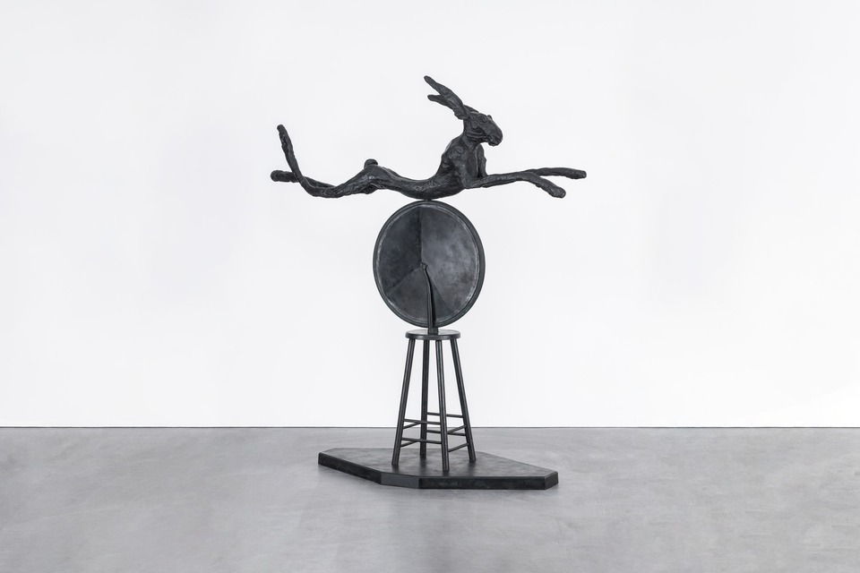 *Pirate Wheel*, 2005
Bronze (cast 2019)
213 x 198 x 77 cm\
83 7/8 x 78 x 30 3/8 in
Cast number 7 from an edition of 8 plus 4 ACs