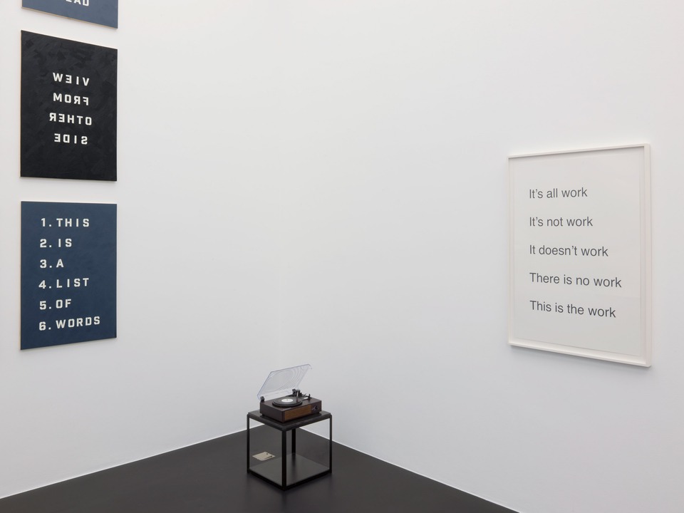 John Wood & Paul Harrison, Words Made of Atoms

Exhibition view

von Bartha, S-chanf, 2020