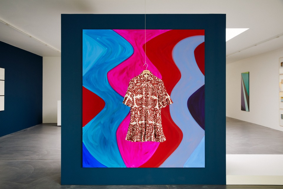 The 'Choux Dress' with Parnaveg print