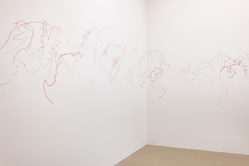 Wall drawing by Marianne Eigenheer
at Kunstmuseum Basel | Gegenwart, 2017