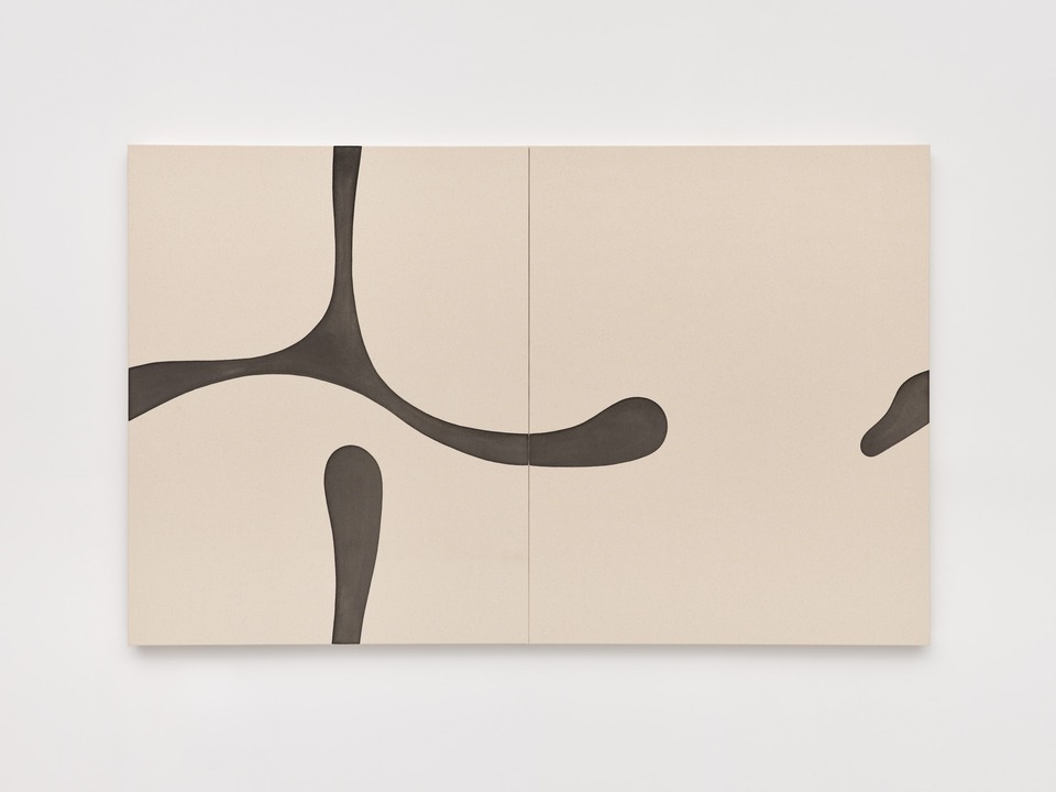 **Landon Metz**
*MMXXI XXXVII*, 2021
Dye on canvas
2 parts, each 101.6 x 81.3 cm,