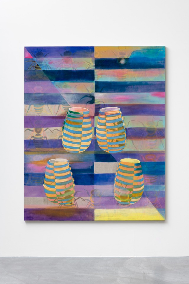 Athene Galiciadis
Stillleben (Zwielicht), 2021
Acrylic and oil on canvas
200 x 170 cm