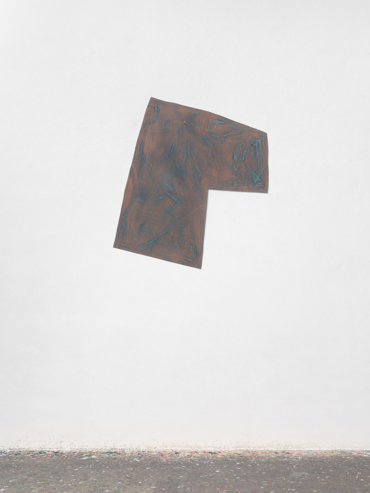 **Imi Knoebel**
*Love Child Quinn*, 2021
Acrylic / Copper
123 x 110.8 x 0.1 cm