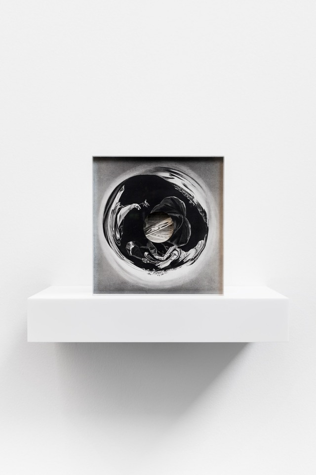 *Cache nr 19, 20, 21 *, 2022
Paper, plexiglass, green cast acrylic plastic, mdf
31 x 42 x 27 cm