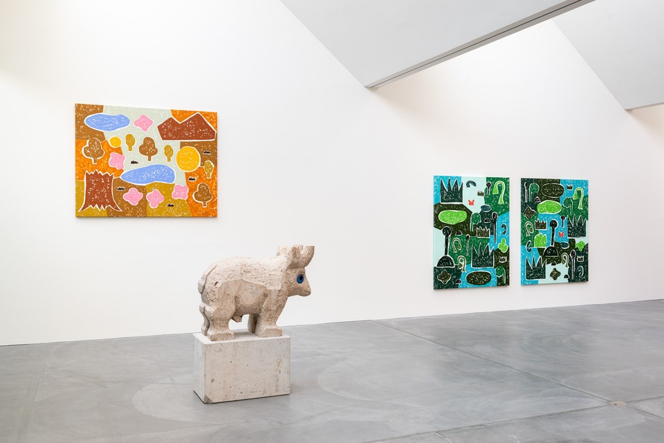 Olaf Breuning, Two Lakes
Exhibition view
von Bartha, Basel