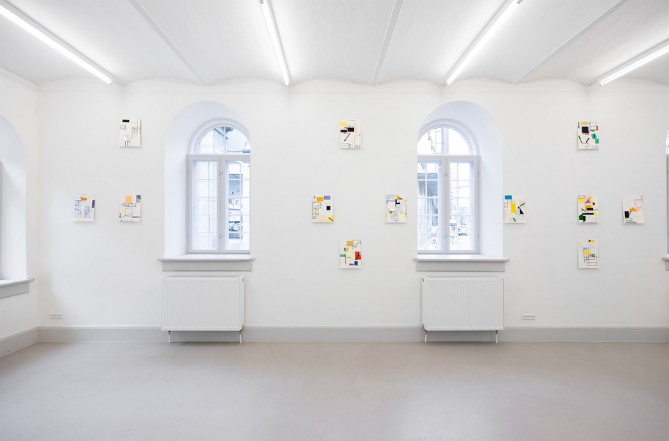 Andrew Bick, When we look at now…
Exhibition view
von Bartha, Copenhagen