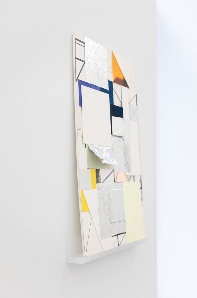 Andrew Bick
13 GW drawings, (2019 – 2022)
Collaged screen print, pencil, marker pen and water colour
35 x 25 cm each