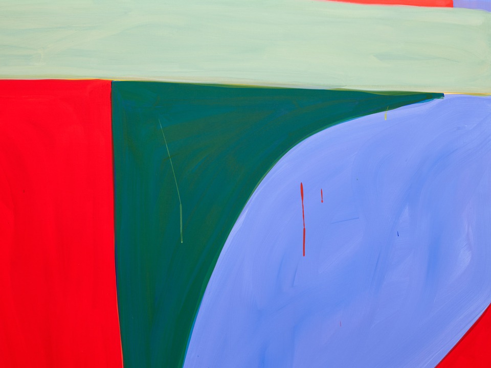 Detail: Marina Adams\
Morning Glory, 2021\
Acrylic on Linen\
198 x 173 cm