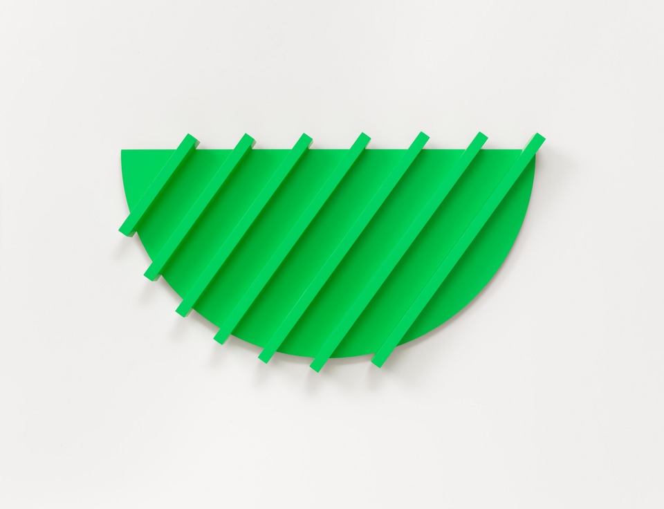 **Ricardo Alcaide**
*Reflection*, 2022
Industrial lacquer paint on mdf panel
54 x 96 x 9cm