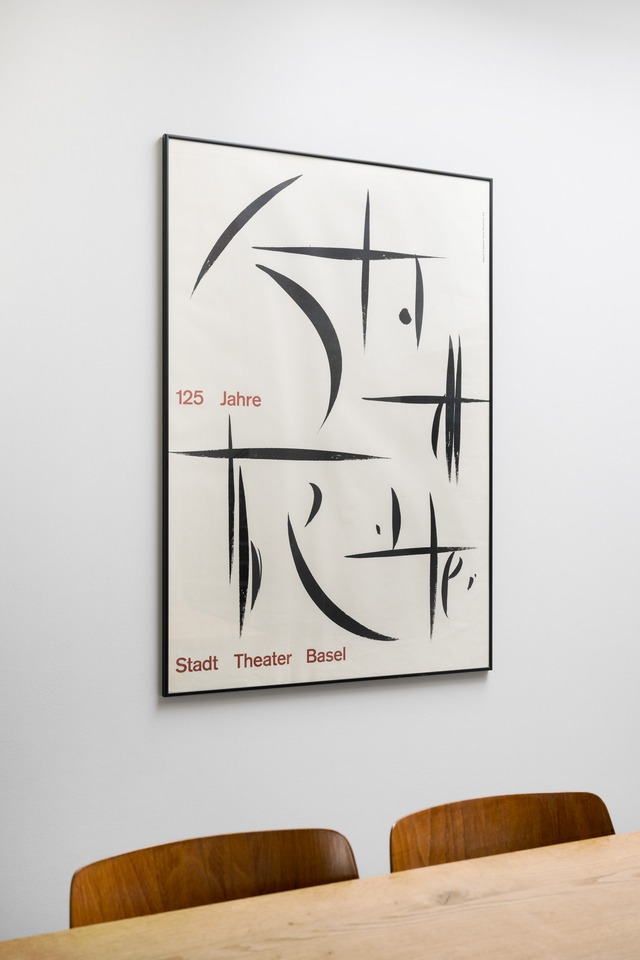 Armin Hofmann
*Poster for 125 Jahre Stadttheater Basel, *1958
128 x 89.5 cm