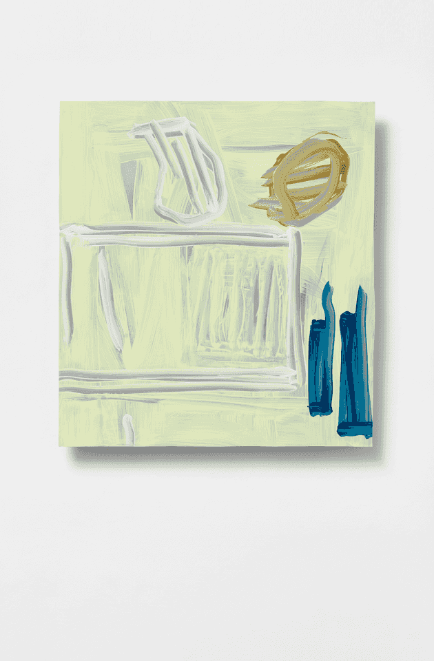 Imi Knoebel\
Etcetera XVII, 2023\
Acrylic / Aluminium\
97.8 x 89.8 x 4.5 cm