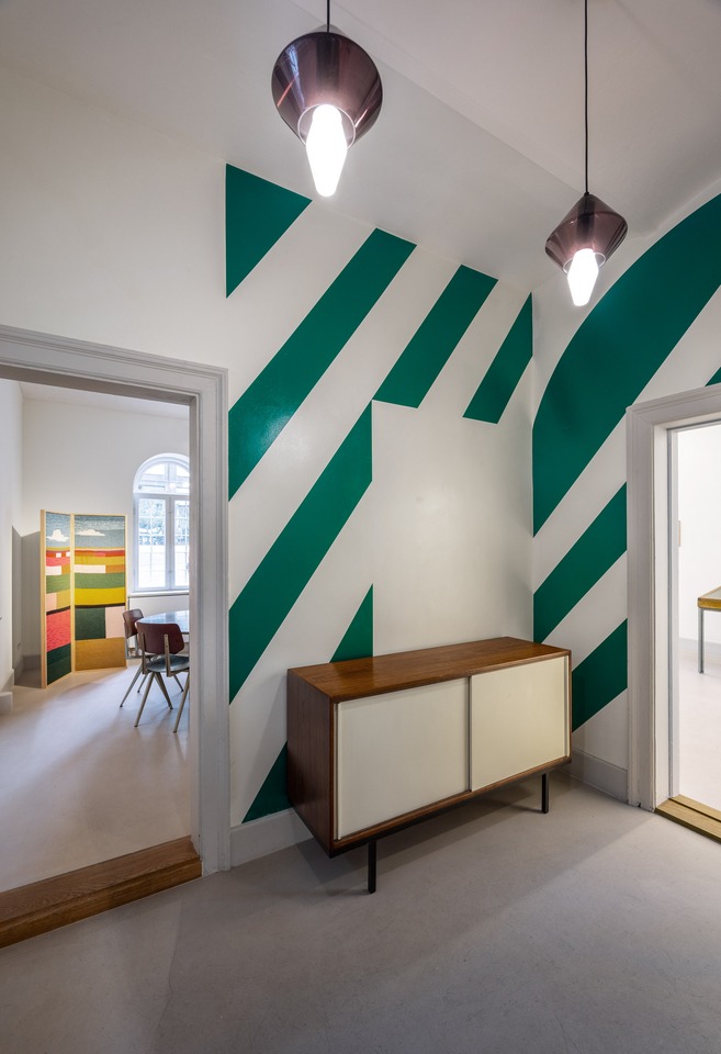 Site specific installation by Barbara Stauffacher Solomon