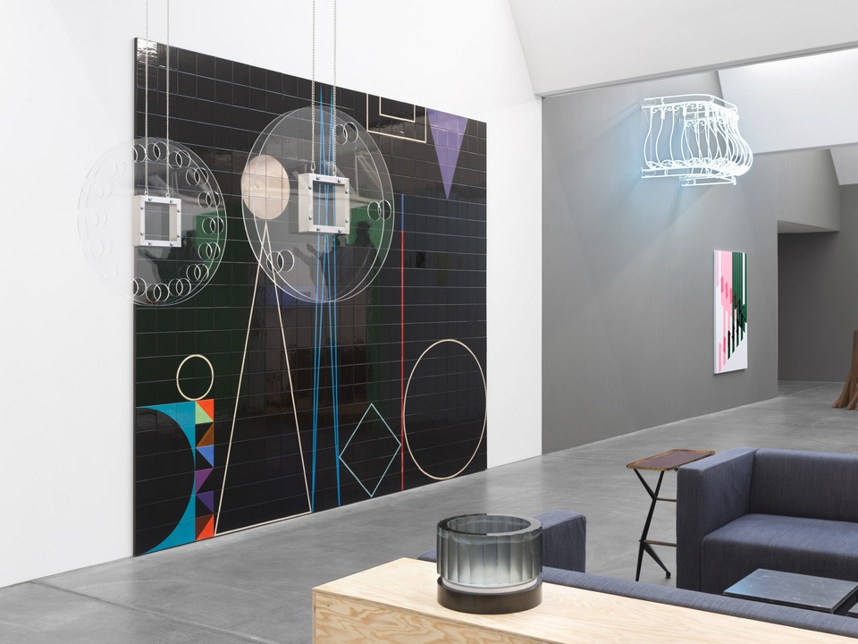 Exhibition view with works by (f.l.t.r.) Anita Muçolli, [Claudia Wieser](/artists/claudia-wieser/), [Anna Dickinson](/artists/anna-dickinson/), Perrine Lievens, and [Terry Haggerty](/artists/terry-haggerty/)