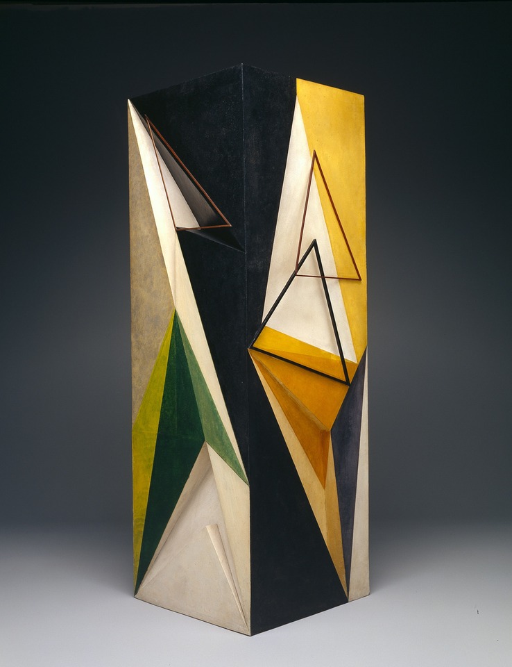 Anton Prinner
Large Column, 1933 
Painted wood
149.9 x 50.2 x 50.8 cm 
Collection Dallas Museum of Art 
© Dallas Museum of Art, The Eugene and Margaret McDermott Art Fund, Inc. 1966. 148. MCD