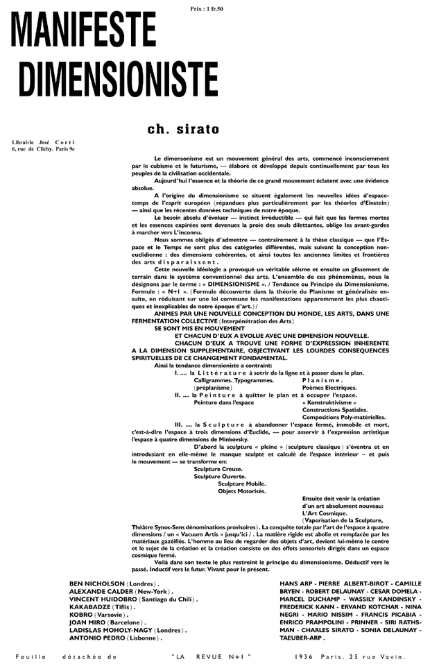 Reproduction-of-the-original-Manifeste-Dimensioniste-Paris-1936-Supplement-of-the