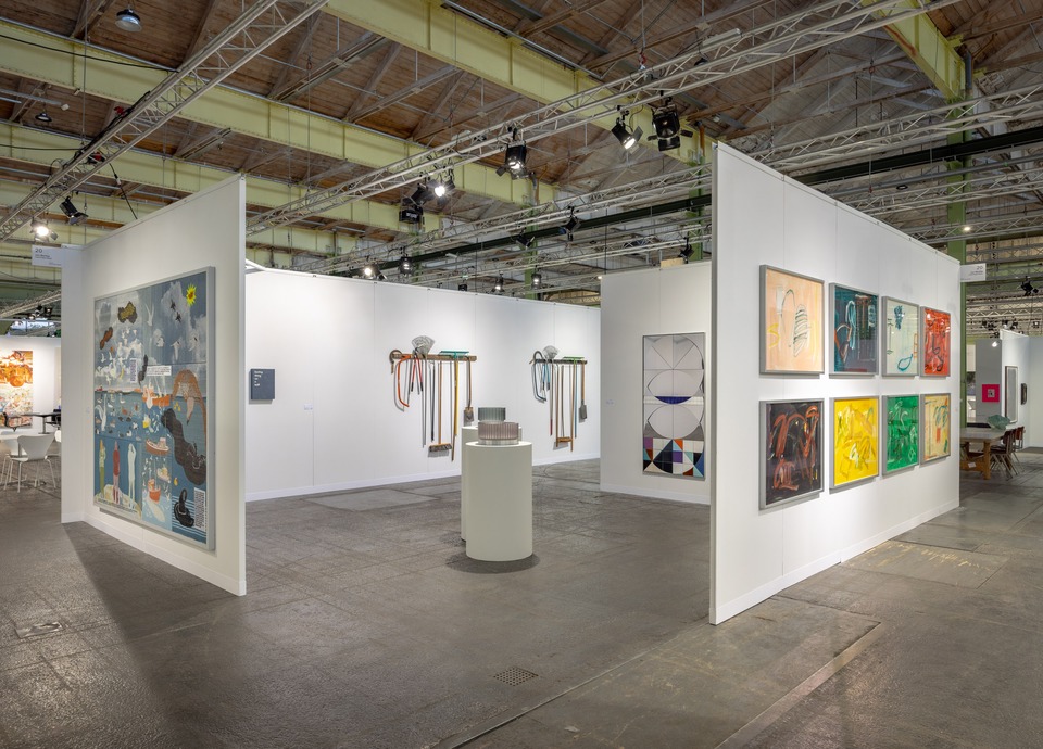 Installation view Enter Art Fair booth 2024