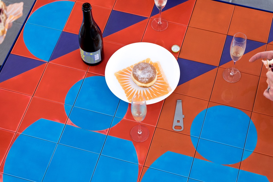 *(Detail) Red and Blue*, 2024