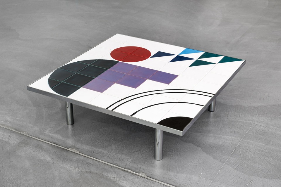 Claudia Wieser
Game, 2024
Glazed ceramic tiles on MDF
108 x 108 x 35 cm