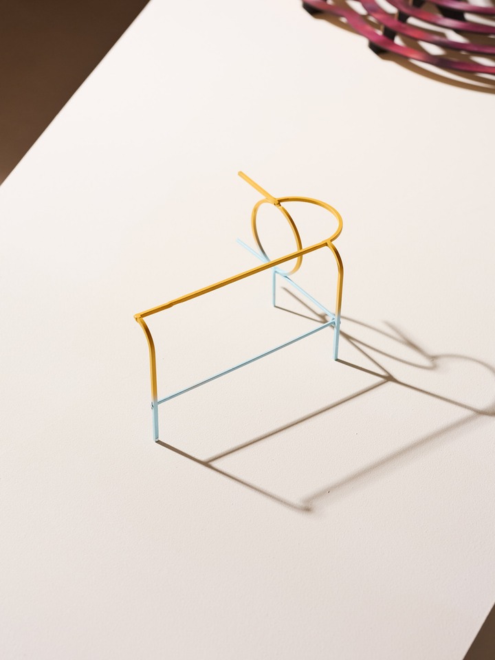 **Boris Rebetez**
*Pavillon*, 2024
Steel, spray
15 x 20 x 22 cm