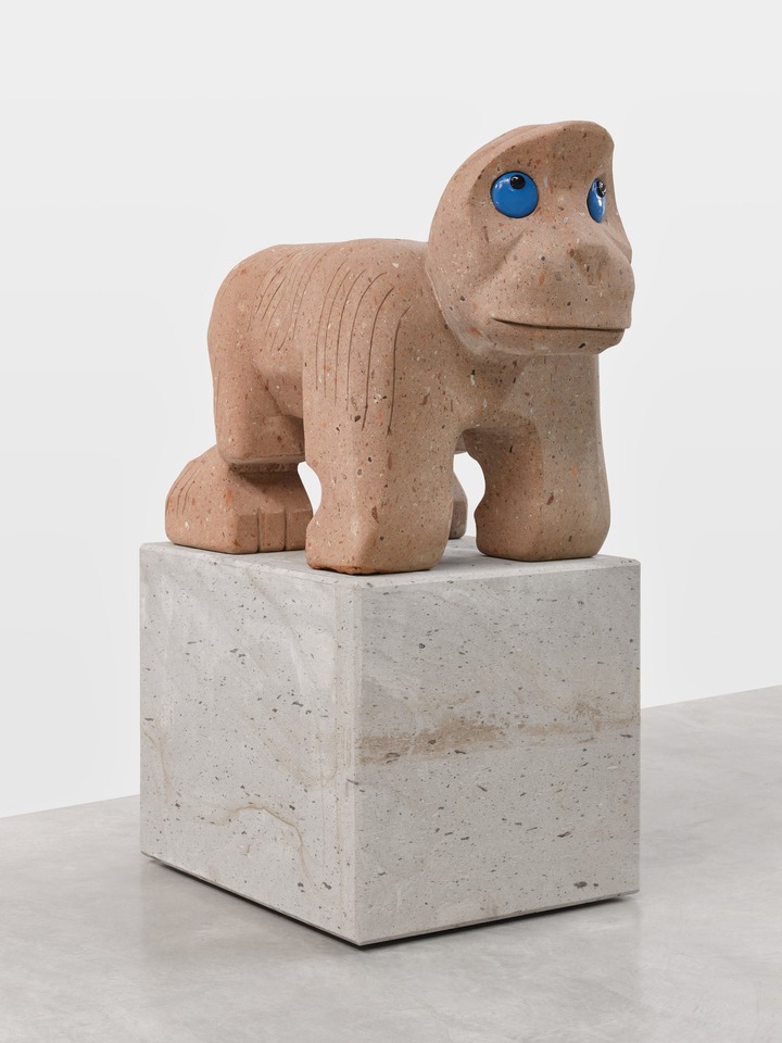 Olaf Breuning
Ape, 2024
Cantera coffee stone, ceramic
144.8 x 96.5 x 63.5 cm
