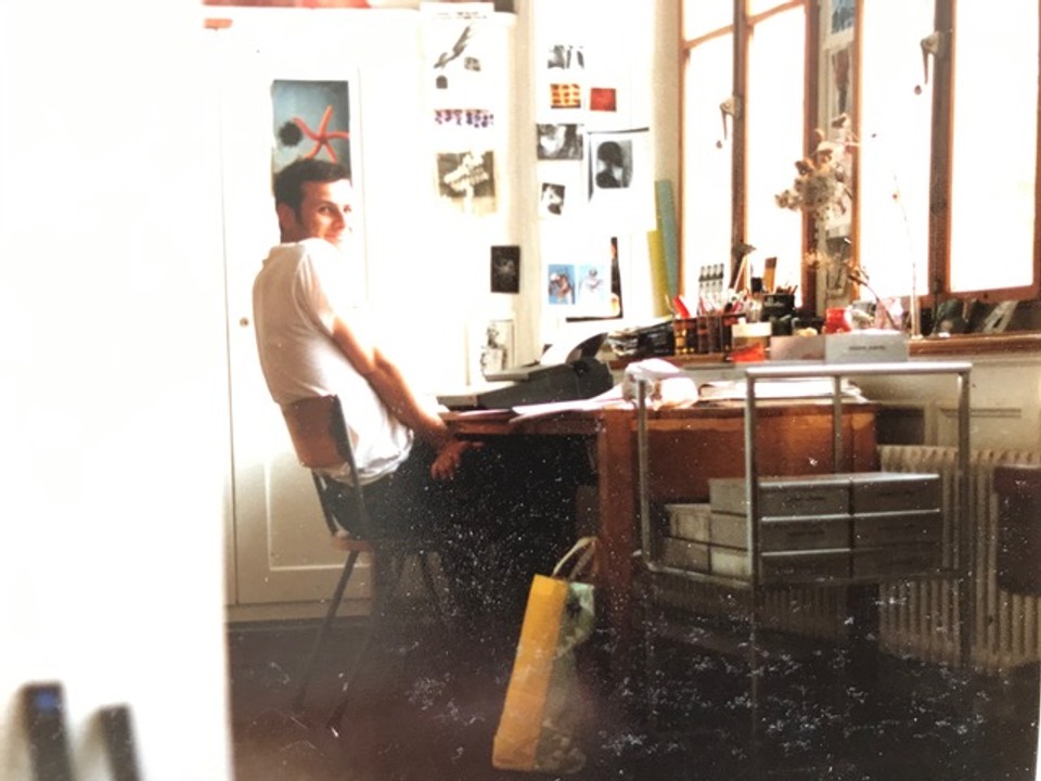 Karim Noureldin, while studying at art school.

Basel, 1993

Photo: Peter Staiger
