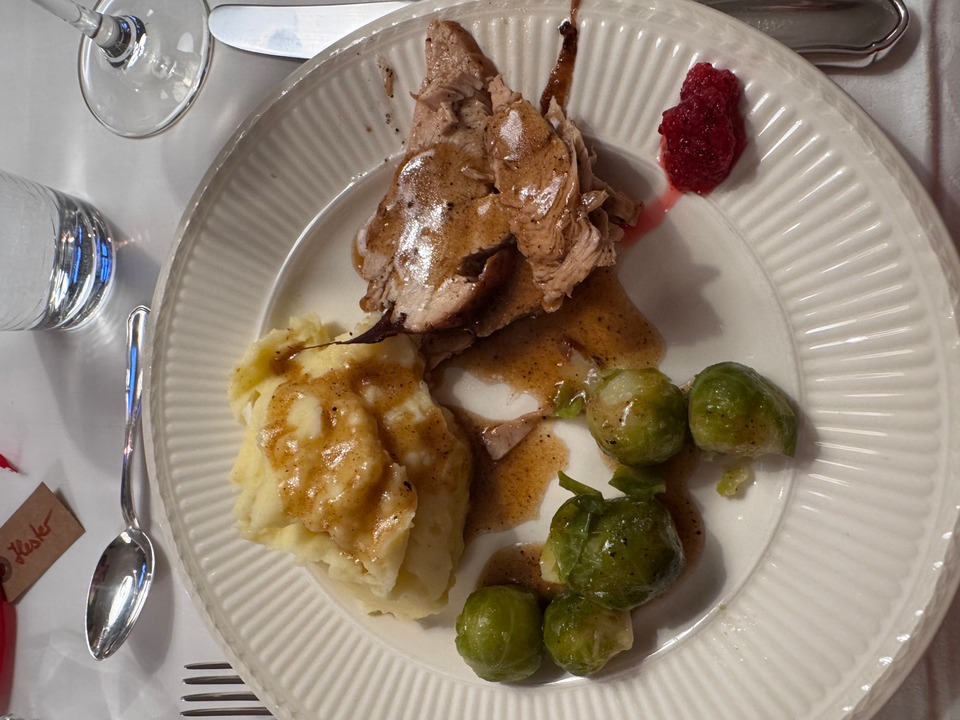 Hester’s X-mas dinner dish. Photo: Hester Koper
