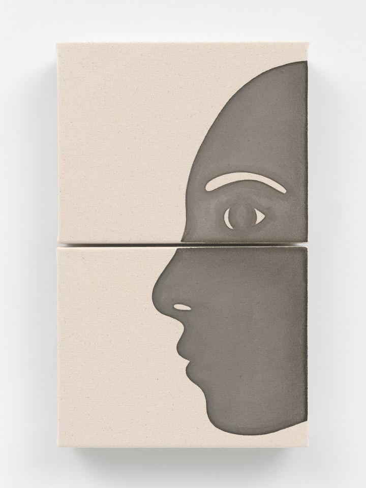 Landon Metz, “Untitled,” 2025\
two parts, 40.6 x 25.4 cm
