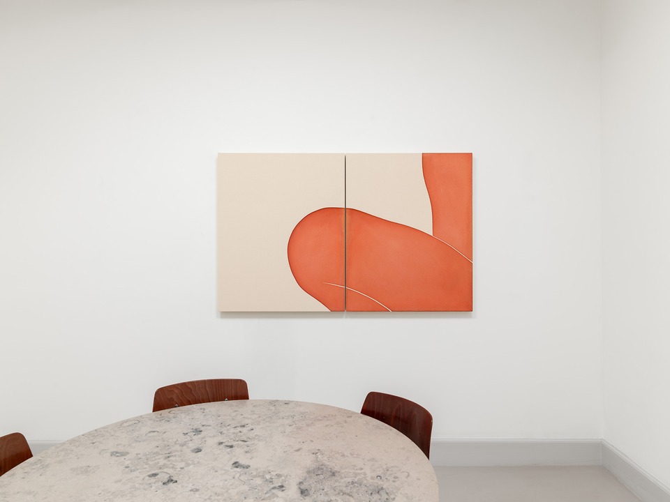 view on Landon Metz, “Untitled,” 2025. Photo: Malle Madsen
