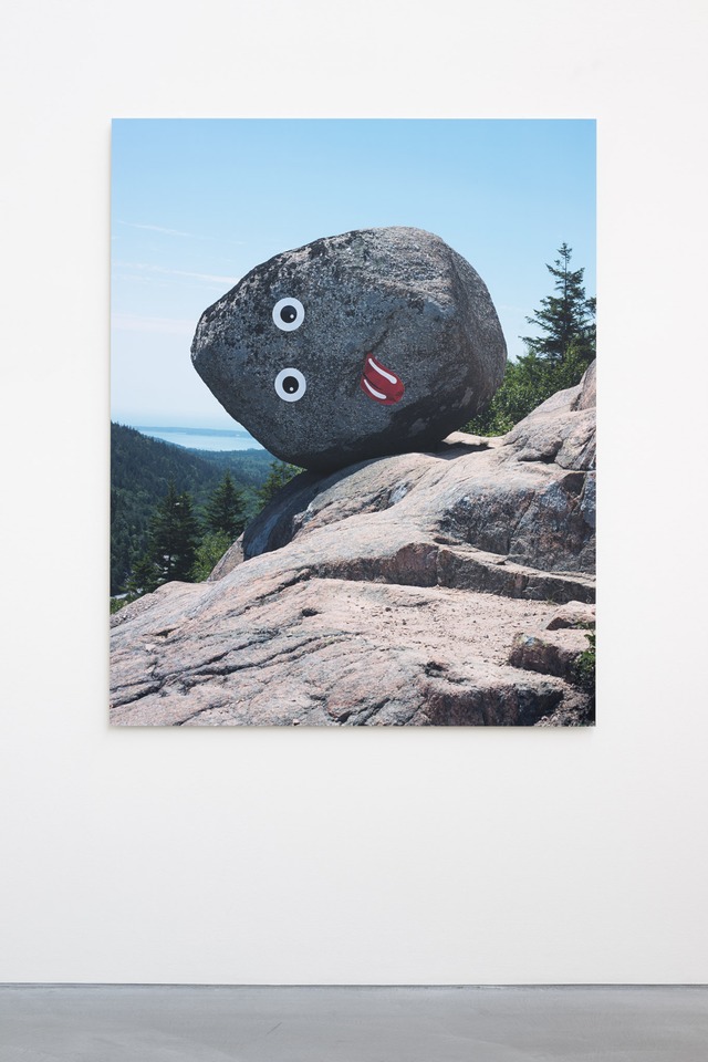 Olaf Breuning, “Bubble Rock,” 2018