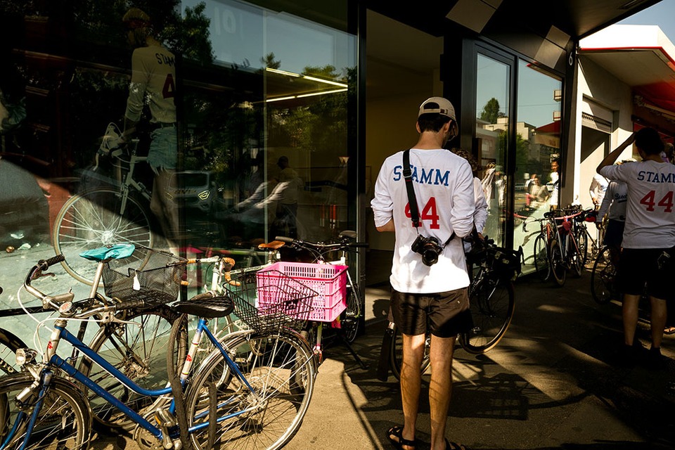 … to Stamm’s exhibition at von Bartha. Photos: Nicolas Gysin / von Bartha
