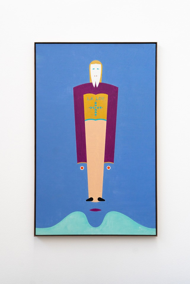 Yves Laloy, “Moïse traverse la mer (verte),” 1973
